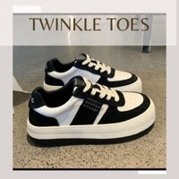 Giày Sneaker Nữ Twinkle Toes Dáng Thể Thao Dây Trắng Siêu Đẹp