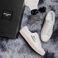 Giày Sneaker S .L. Paris - Giày Thể Thao SLR Paris Kem Vải Canvas Kiểu Dáng Thể Thao Bản Cao Cấp Full Box Bill