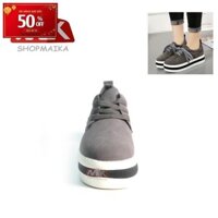 Giày sneaker tăng chiều cao nữ S1094 (Xám)