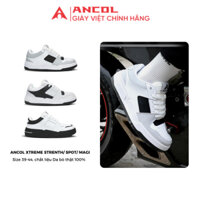 Giày Sneaker thể thao Ancol ( Chính hãng - Bảo hành trọn đời ) Xtreme Strength DA BÒ 100% đế cao êm chân, dễ phối đồ