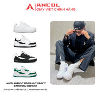 Giày Sneaker thể thao Ancol (Chính hãng - Bảo hành trọn đời) Losofut Irovy Da Ultra M.100%, đế cao êm chân, dễ phối đồ