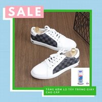 giày sneaker thể thao nam - giày bata trắng đế bằng