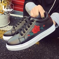 Giày sneaker thể thao nữ đế độn bông hồng FM009 [bonus]