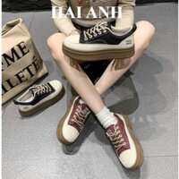 Giày sneaker thể thao nữ MinMin đế bằng độn 5cm  - HẢI ANH SHOES
