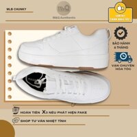 Giày sneaker trắng chính hãng Pull n Bear chất liệu da thật, kiểu dáng AF1 dễ phối đồ, fullbox hàng authentic
