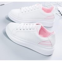 Giay sneaker trắng nữ cực đẹp siêu rẻ (Tặng Hộp)
