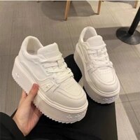 Giày Sneaker Trắng Nữ Dễ Thương Phong Cách Mới Thời Trang