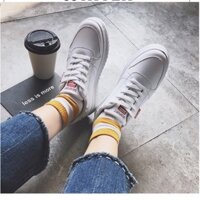 Giày sneaker trắng nữ thời trang trẻ trung 2018