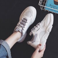 Giày sneaker trắng phối màu style ulzzang