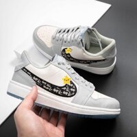 Giày Sneaker Trắng Xám Đen Giaỳ jd Nam Nữ Thời Trang Học Sinh Giá Rẻ Đẹp Đế Xanh 2021 - Hàng mới về