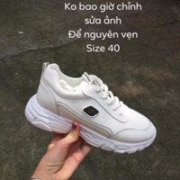 Giầy sneaker trắng