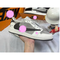 Giày Sneaker Travis scott colab L.V xám nâu, kiểu dáng basic dễ phối đồ