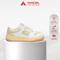 Giày Sneaker unisex giày thể thao nam nữ Ancol Xtreme Retro Gum DA BÒ đế cao êm chân, dễ phối đồ