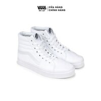 Giày Sneaker Unisex Vans  đi học chính hãng Sk8 Hi All White - VN000D5IW00