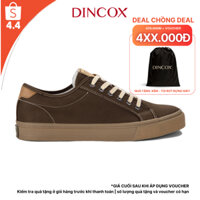 Giày Sneaker Vải Canvas Nam Nữ E12 Kakao Dincox