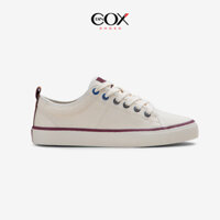 Giày Sneaker Vải Canvas Unisex C40 Offwhite Dincox Đơn Giản Tinh Tế - Trắng - 38