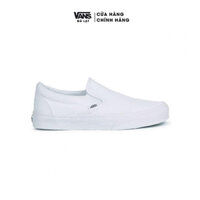Giày sneaker Vans full trắng Classic Slip On - VN000EYEW00 Giày lười tiện lợi - 6.5