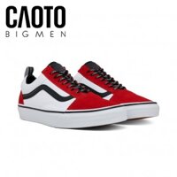 Giày Sneaker Vans Old Skool Đỏ Trắng Chính Hãng