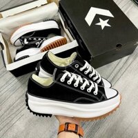 Giày Sneaker_Converse Run Star hike vải độn đế cao, Giày CV Cổ  Thấp Đế Tăng Chiều Cao Nam Nữ