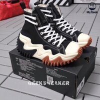 Giày Sneaker_Converse Run Star Motion vải độn đế cao, Giày CV Cổ Cao Đế Tăng Chiều Cao Nam Nữ