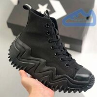 Giày sneakers Converse Đế Cao Màu Đen Kiểu Dáng Trẻ Trung Năng Động