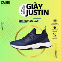 Giày Sneakers Justin Đế Mềm Màu Xanh Navy - Giày Sneakers Nam Big Size 45 46 47 48