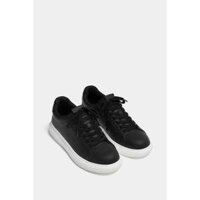Giày sneakers nam Pull&bear màu đen đế trắng