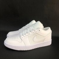 Giày Sneakers Thể Thao Nike Air Jordan 1 Low Triple White 553560-130