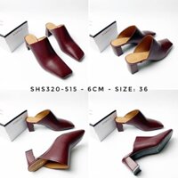 Giày sục cao gót mã 320-515 màu đỏ