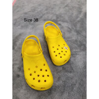 giày sục crocs 2hand chính hãng, size 38