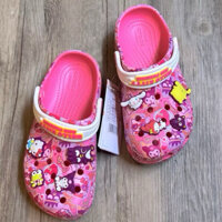 Giày Sục CROCS HELLO KITTY AND FRIENDS CLASSIC CLOG KID chuẩn hàng xuất bao xịn đẹp kute cho các bé Gái