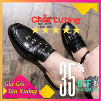 Giầy sục da mờ vân cá sâu dập nổi thời trang mạnh mẽ,đế giày được tăng thêm 3cm chiều cao