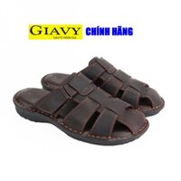 Giày sục nam (dép bít mũi hở gót) Giavy - U4076