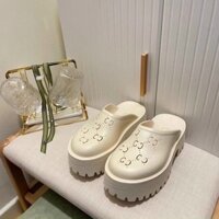 Giày sục nhựa crocs đế cao 5cm hàng Quảng Châu dép sandal đế dày , Dép GG sục mẫu mới hàng cao cấp