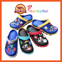 Giày sục nhựa đi mưa nam nữ unisex Thái Lan Kugarang TK 9858 (From rộng -- Ko kèm sticker)