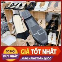 GIÀY SỤC NƠ DA LỘN, GIÀY SỤC NỮ CÓ NƠ XINH XẮN