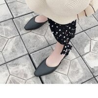 Giày Sục Nữ Mũi Vuông Kiểu Dáng Búp Bê  52