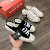 Giày Sục UNISEX cả Nam và Nữ Full sIze 35-43 hàng đẹp mẫu mới nhất Giày sục vải 1970s giầy đạp gót CV màu đen