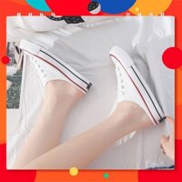 Giày Sục Vải MINSU M222 Kiểu Dáng Bata Sneaker Hàn Quốc Kết Hợp Giày Lười Slip On Không Gót HOT 2021 Đơn Giản Cho Bạn Nữ