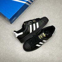 Giày Super Star sò đen Full cao cấp nam nữ Giày thể thao Adidas Sò Đen Nam Nữ Full Box