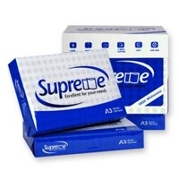 Giấy Supreme 80gsm A3 500 tờ [1 Ram Giấy in, giấy photo A3 Supreme ĐL 80/gsm]