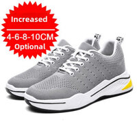 Giày tăng chiều cao mới cho nam mùa thu đông 10cm 6 giày thể thao giày thoáng khí giày thường 8 lưới giày tăng chiều cao vô hình cho nam