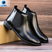 Giày tăng chiều cao SMARTMEN Chelsea Boot GD333 (Đen)