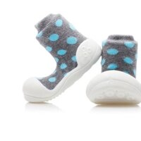 Giày tập đi Attipas POLKA DOT GRAY dành cho bé, Hàn Quốc(AD05)