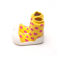 Giầy tập đi Attipas Polka Dot Yellow AD01
