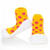 Giầy tập đi Attipas Polka Dot Yellow AD01