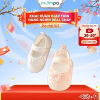 Giày tập đi cho bé Mompa 13-22 tháng chất liệu vải mềm thoáng mát thấm hút 702