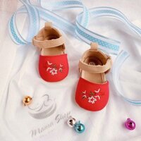 Giày tập đi thêu hoa cho bé gái 0 - 18 tháng tuổi 0-18m - Mama's Flowers Sandals