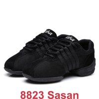 Giày Tập Khiêu Vũ Dancesport Sasan 8823 (8823SS) - Đen (Tặng Túi Đựng Giày)
