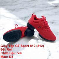 Giày Tập Khiêu Vũ Dancesport KDance GT Sport 812 (812) - Đỏ (Tặng Túi Đựng Giày)
